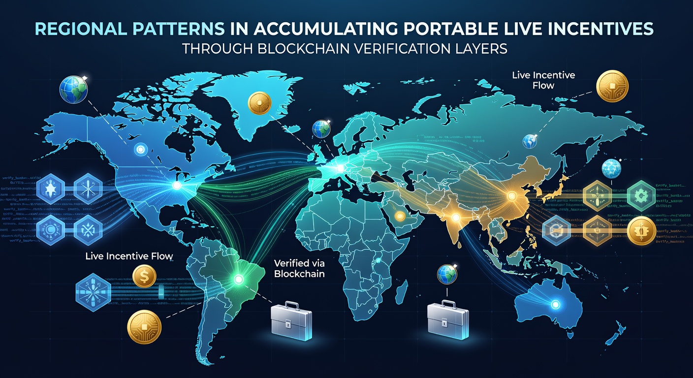 Blockchain verification layers supporting portable live gaming incentives across different global regions
