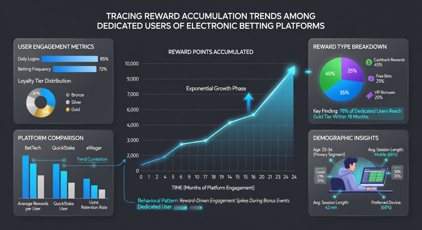 Dashboard view of user reward progress and tier advancement on a mobile electronic betting application